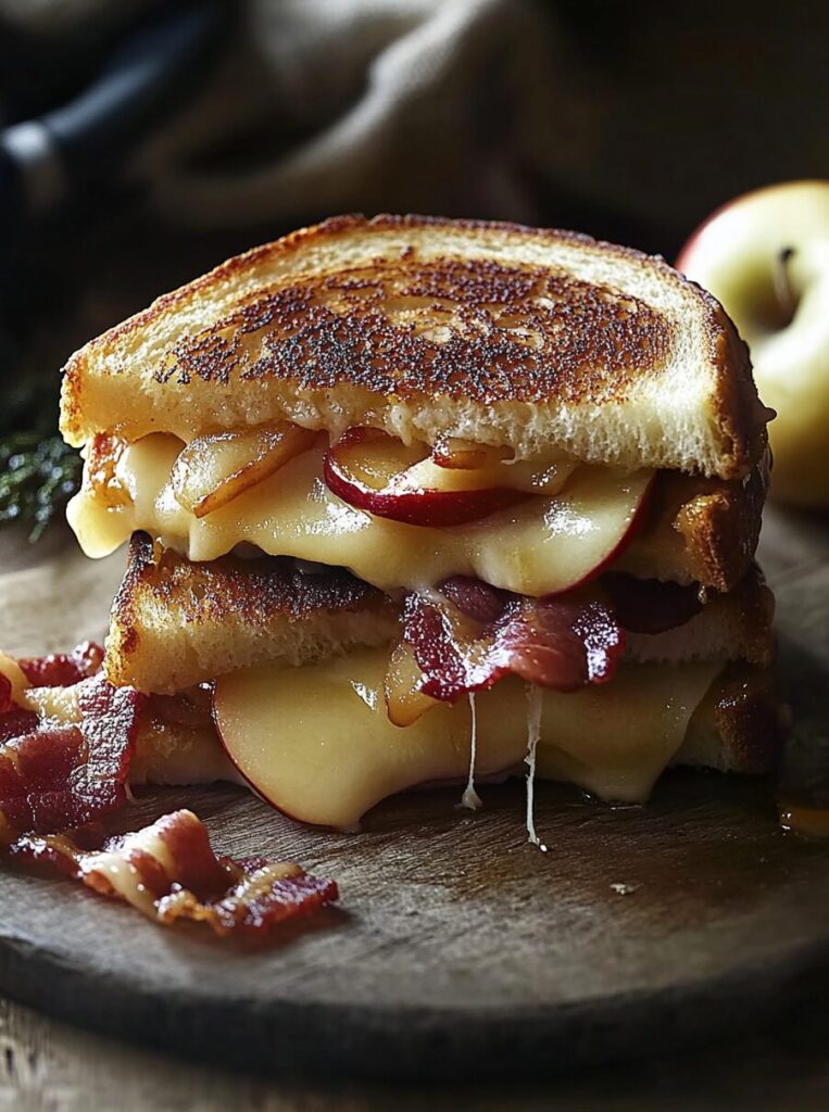 Grilled Cheese with Apple and Bacon