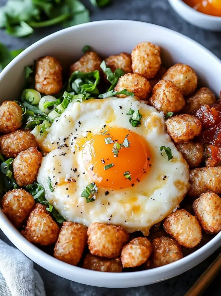 Tater Tot Breakfast Bowl