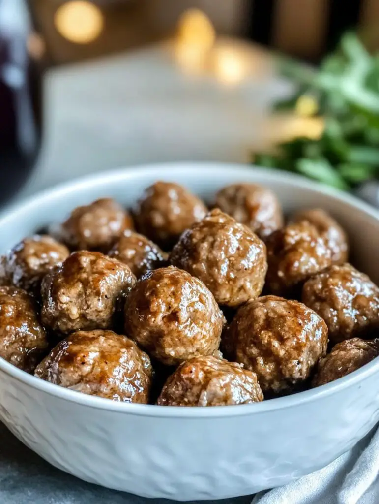 Crockpot Swedish Meatballs