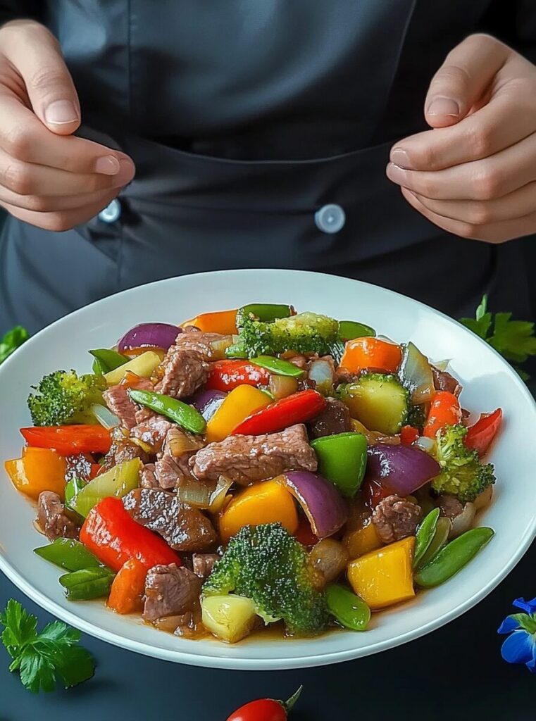 Tenderized Beef and Vegetable Stir-Fry