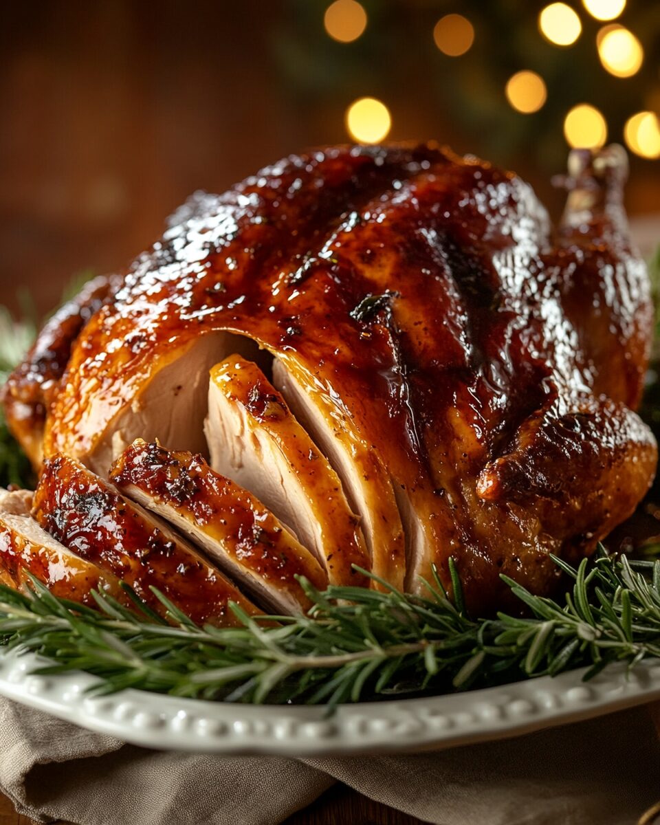 Maple Butter Glazed Turkey