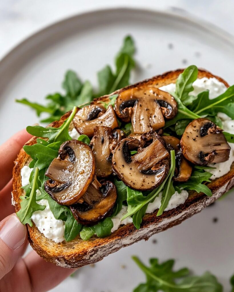 Creamy Mushroom Toast