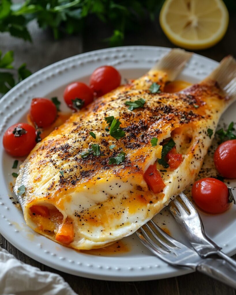 Oven Baked Mediterranean Branzino (Sea-Bass)