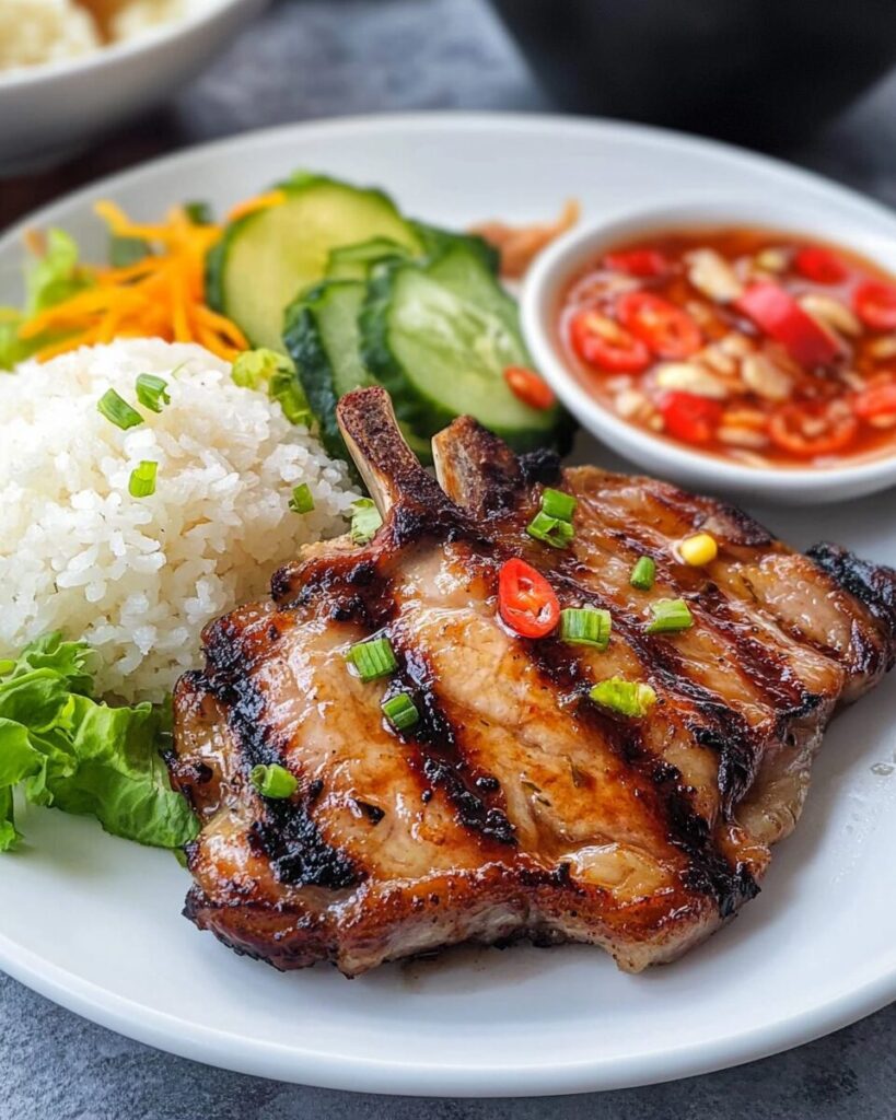 Vietnamese Lemongrass Pork Chop