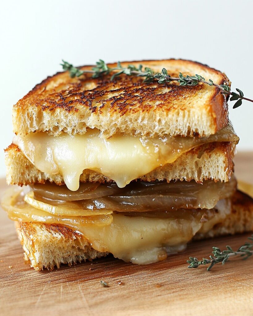 French Onion Grilled Cheese Sandwich