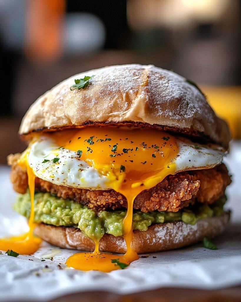 Huevos Rancheros Breakfast Sandwich