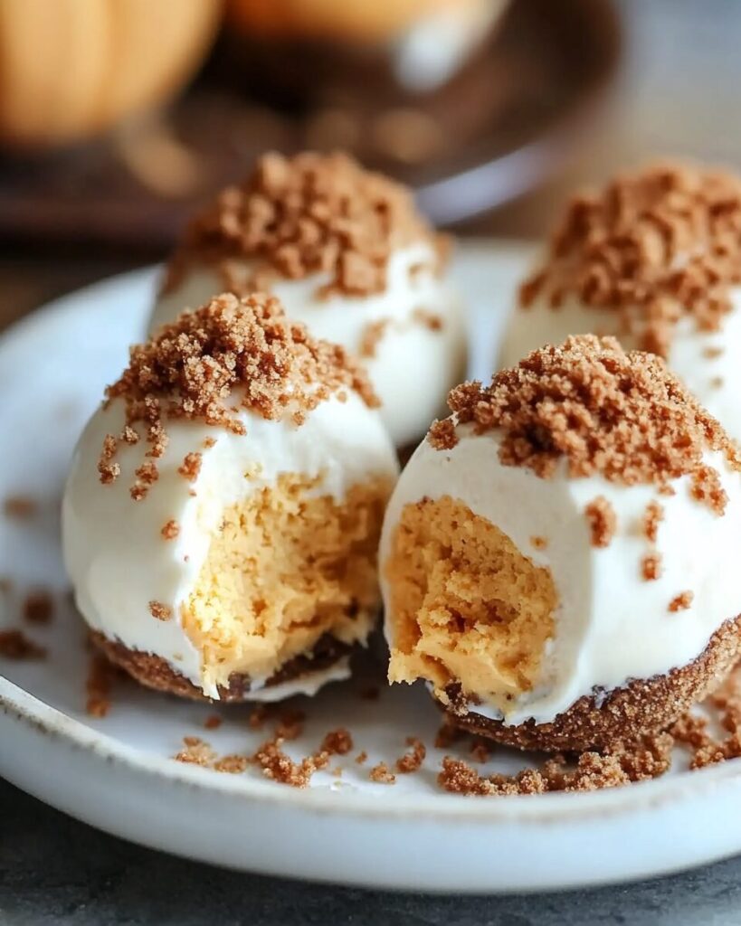 No-Bake Pumpkin Cheesecake Balls