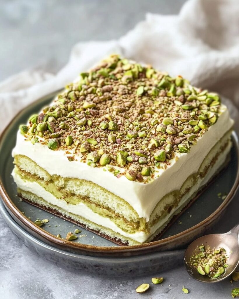 Pistachio Tiramisu