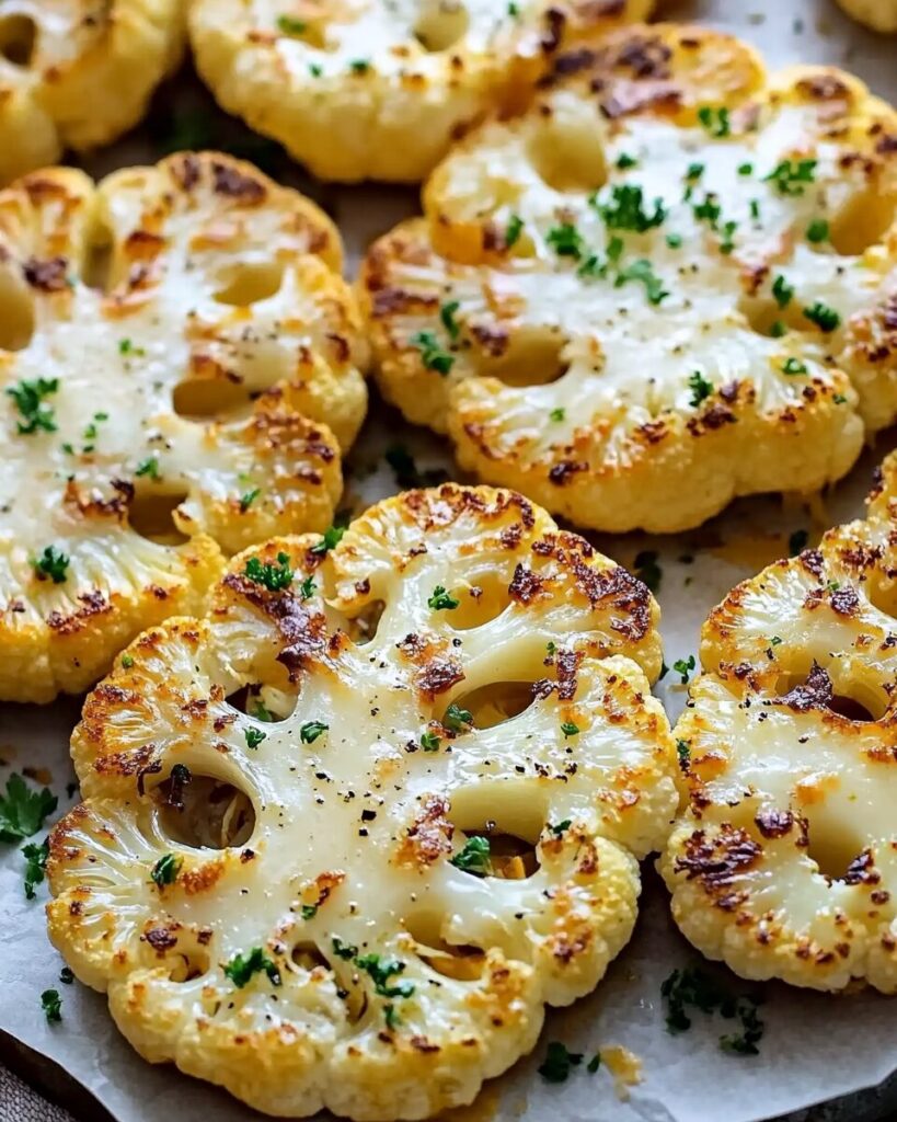 Cheesy Cauliflower Steaks