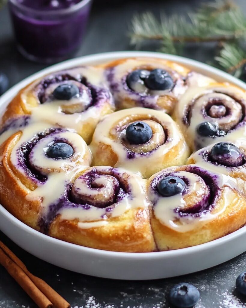 Blueberry Cinnamon Rolls