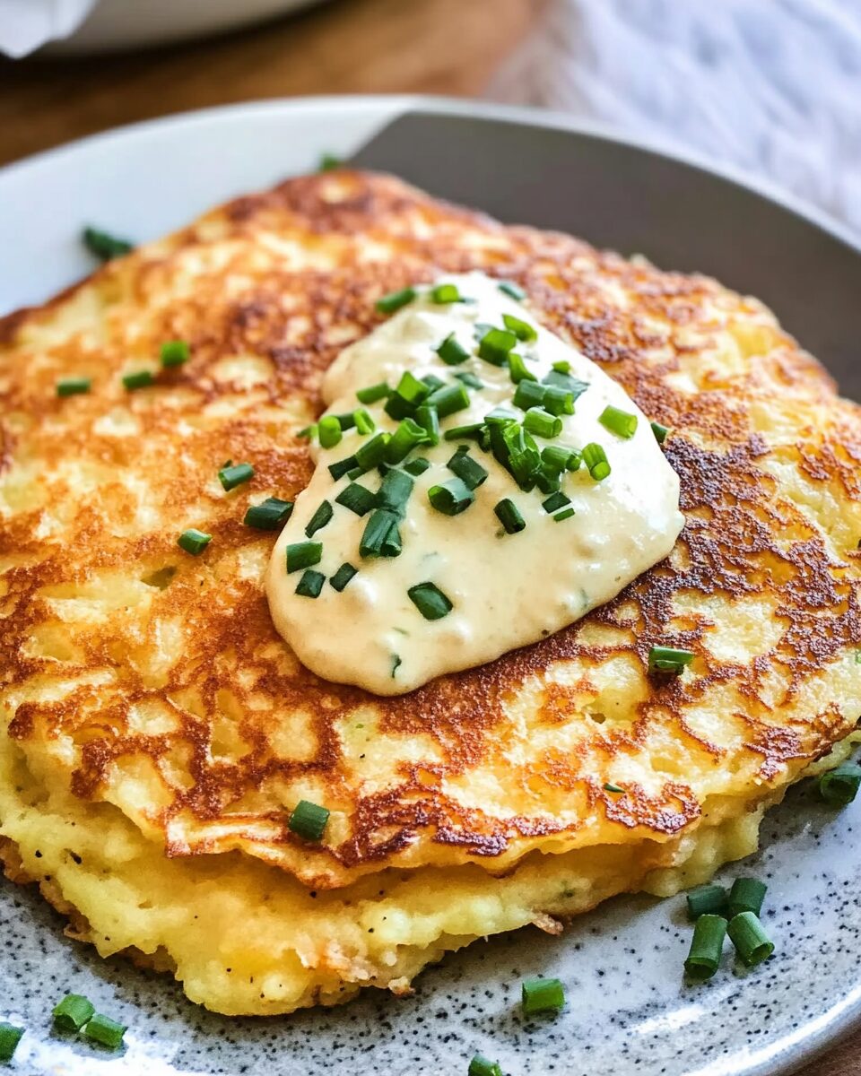 Cheesy Irish Potato Pancakes