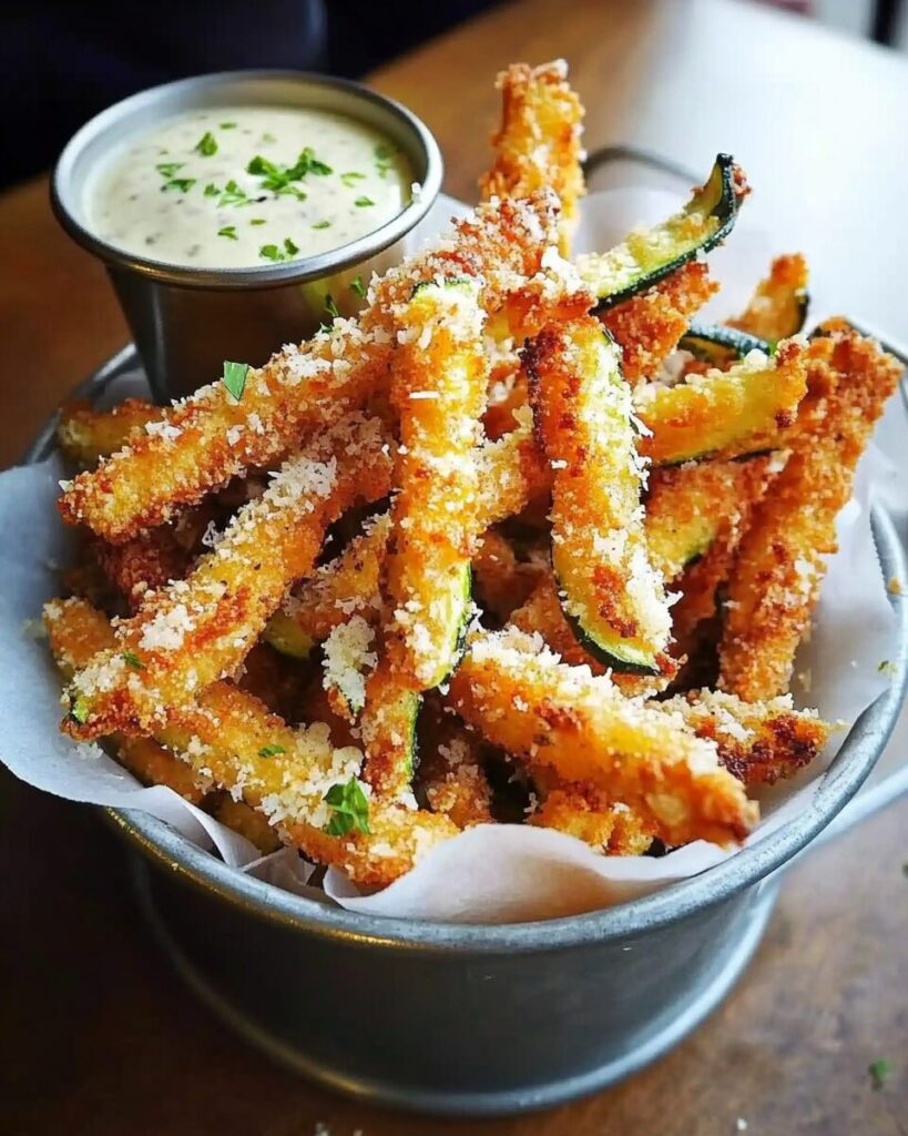 Parmesan Zucchini Fries
