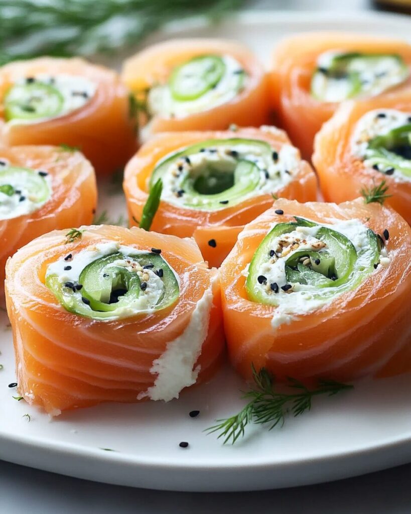 Smoked Salmon Roll Ups