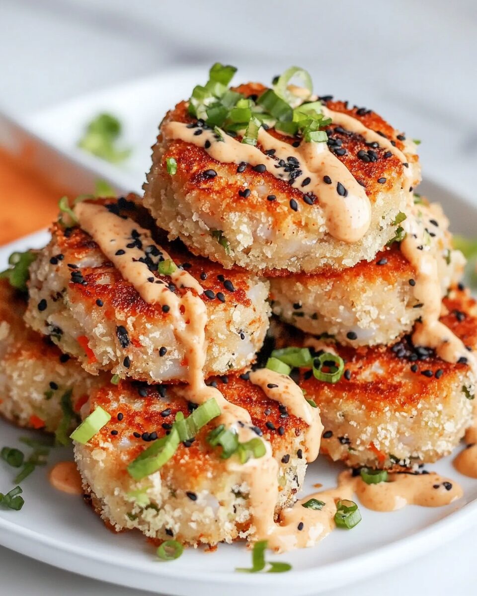 Asian-style Tuna Cakes with Spicy Mayo