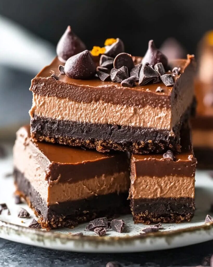 Chocolate Cheesecake Bars