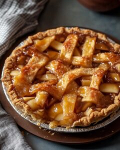 Honeycrisp Apple Pie with Salted Caramel