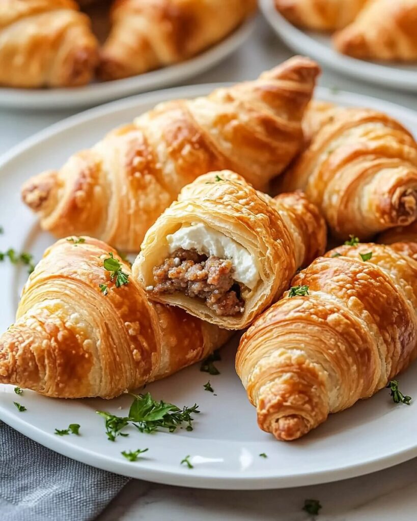 Sausage Cream Cheese Crescents