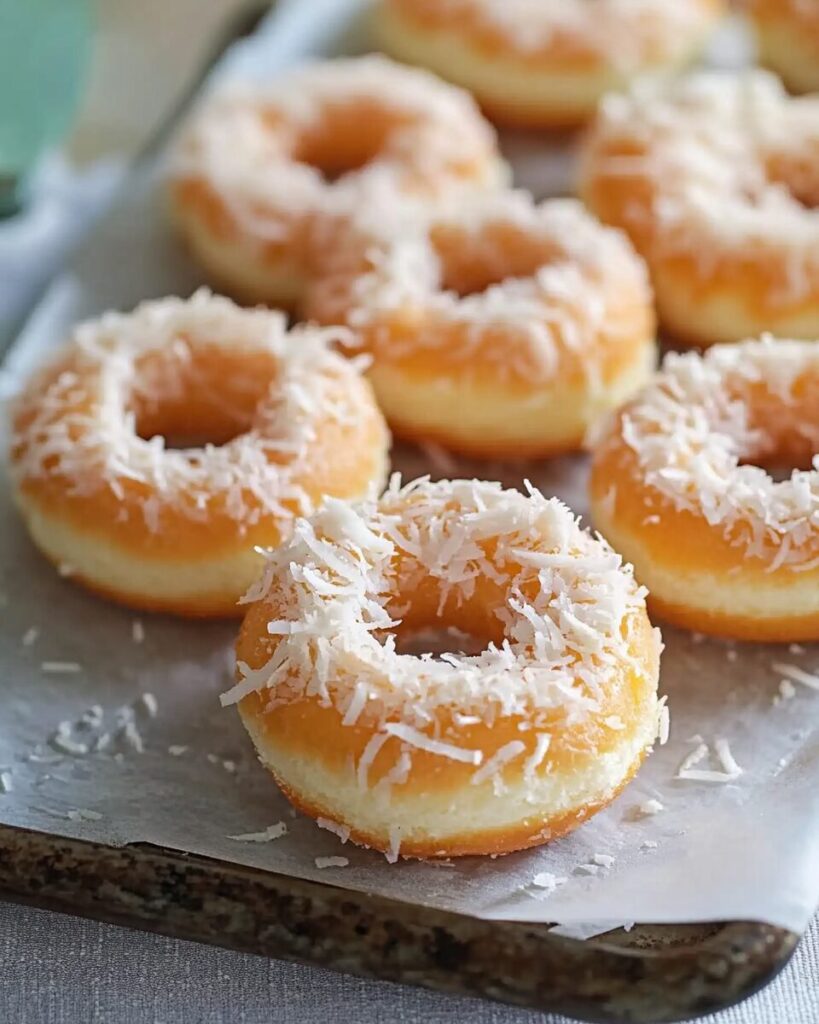 Baked Coconut Donuts