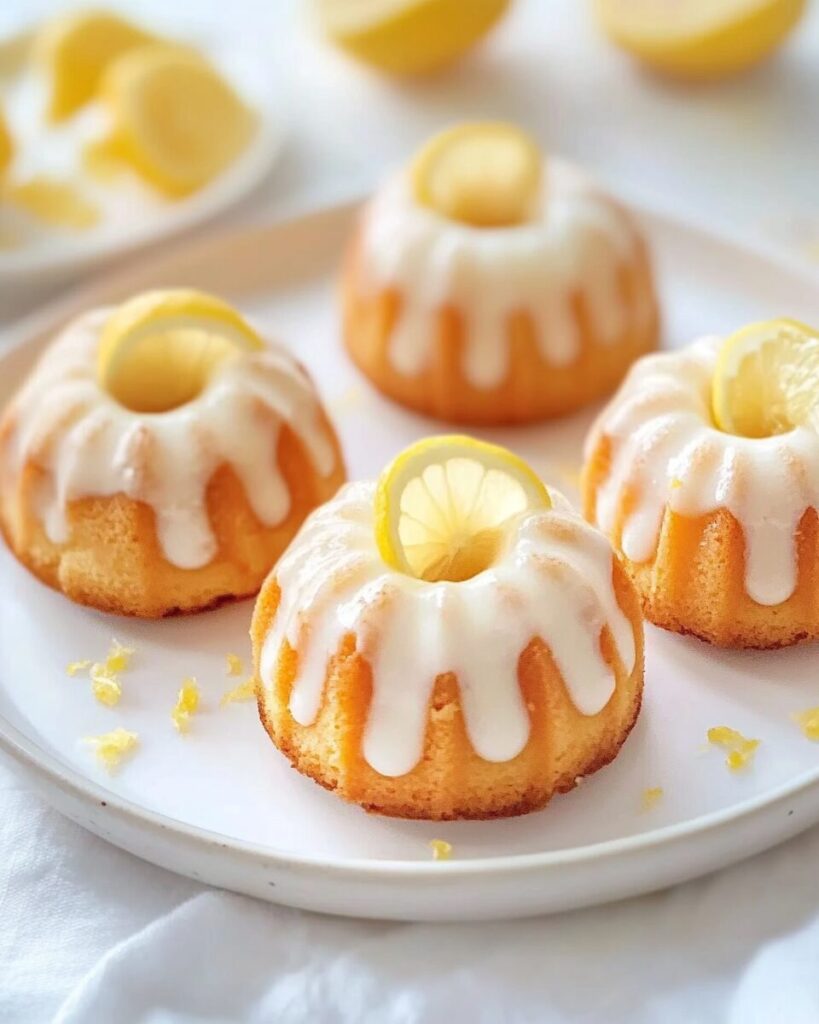 Mini Lemon Bundt Cakes
