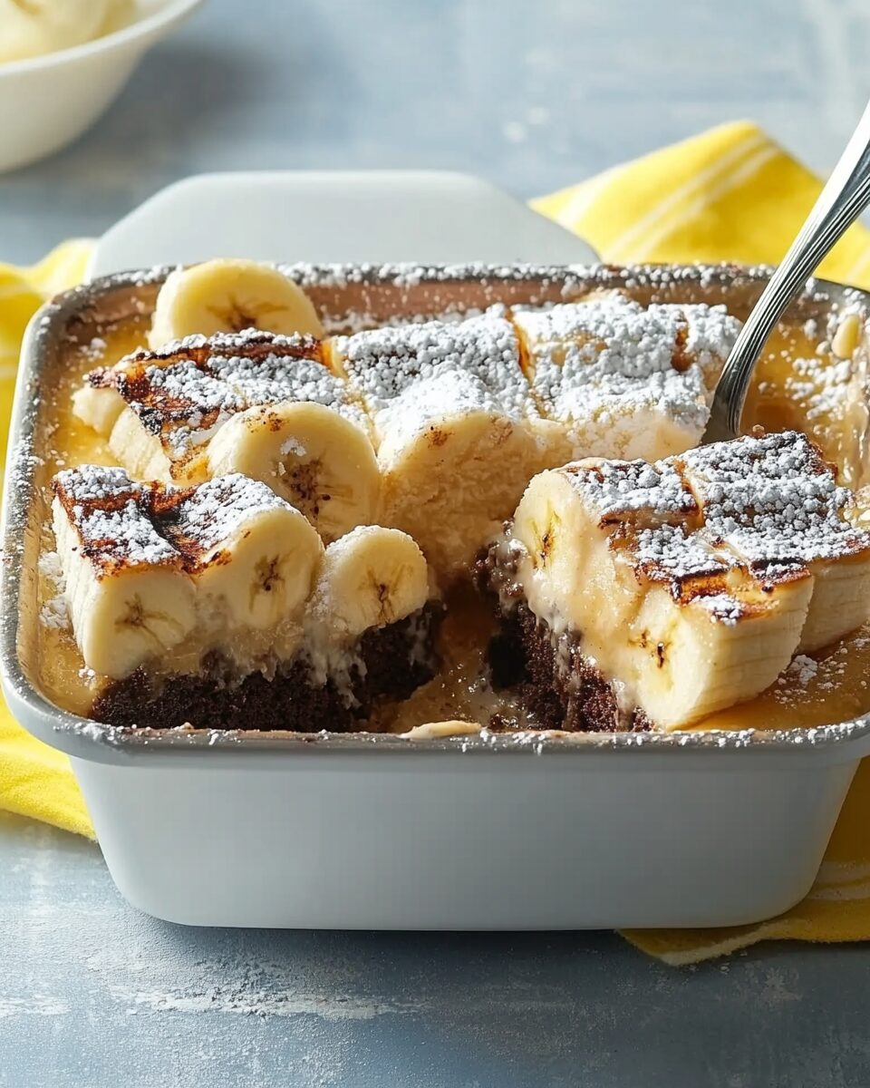 Grilled Banana Brownie Sundae