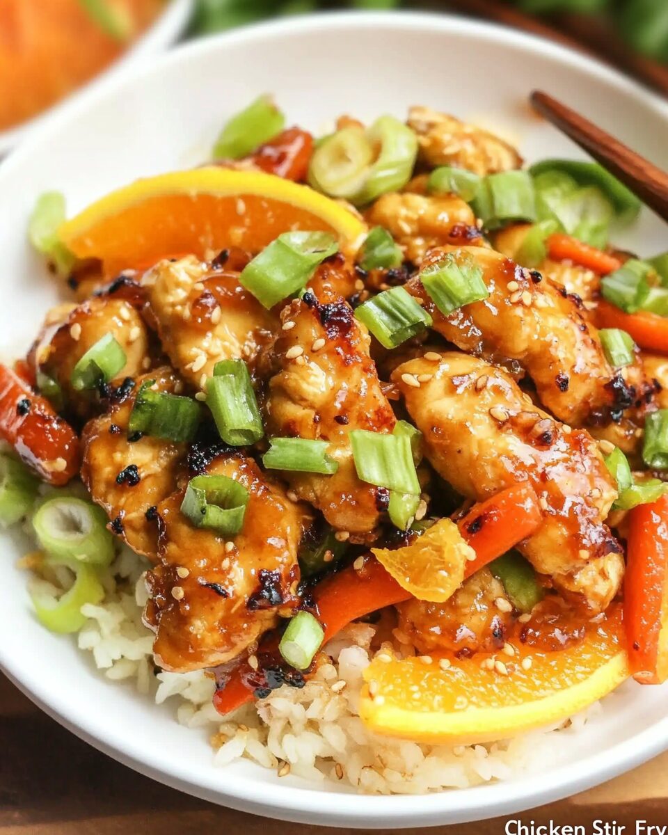 Orange Chicken Stir Fry