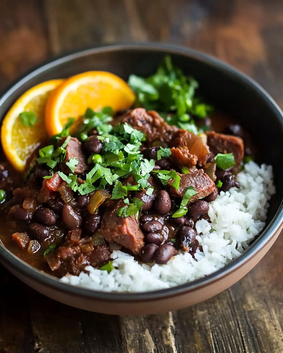 Feijoada Brazilian Black Bean Stew 