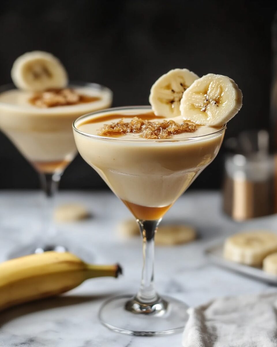 Bananas Foster Martini