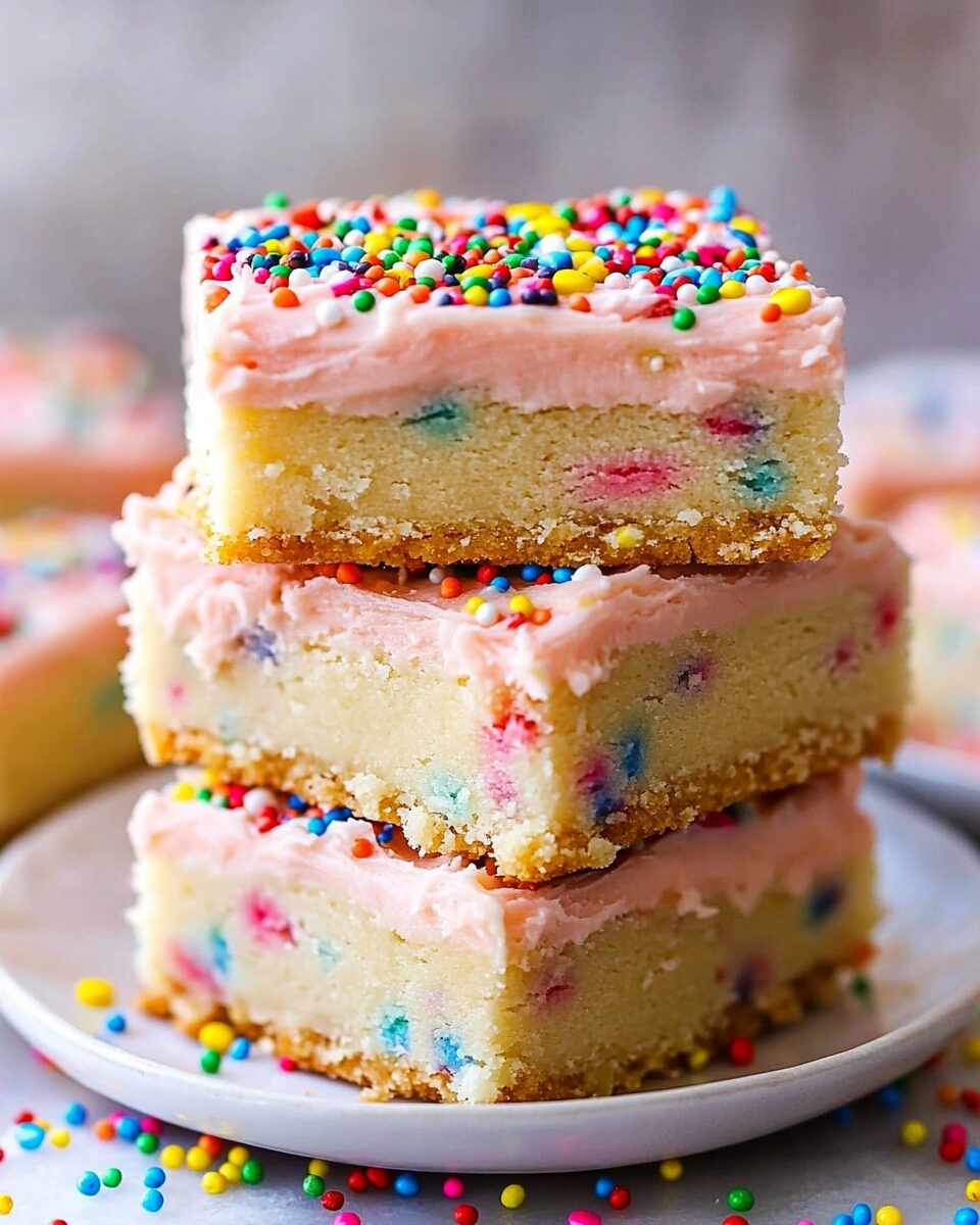 Frosted Sugar Cookie Bars