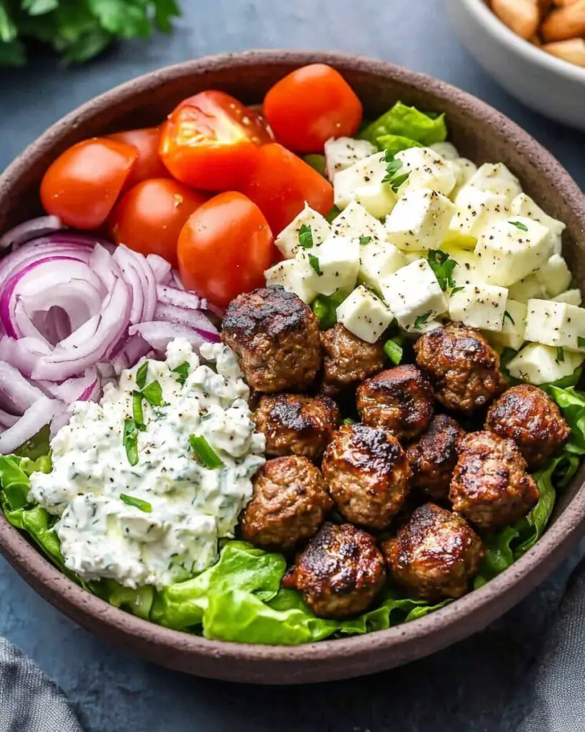 25-Minute Low-Carb Gyros Bowl