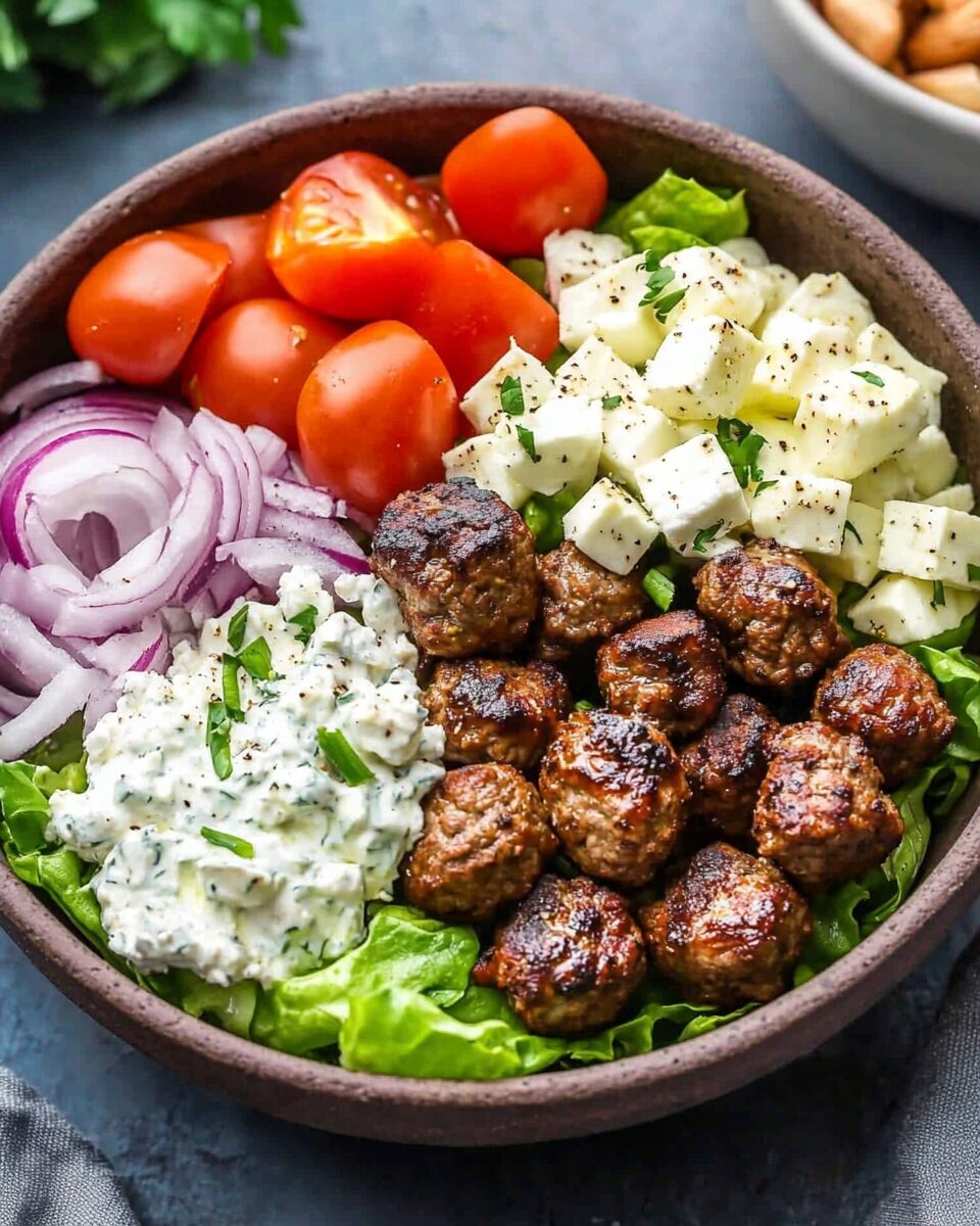25-Minute Low-Carb Gyros Bowl