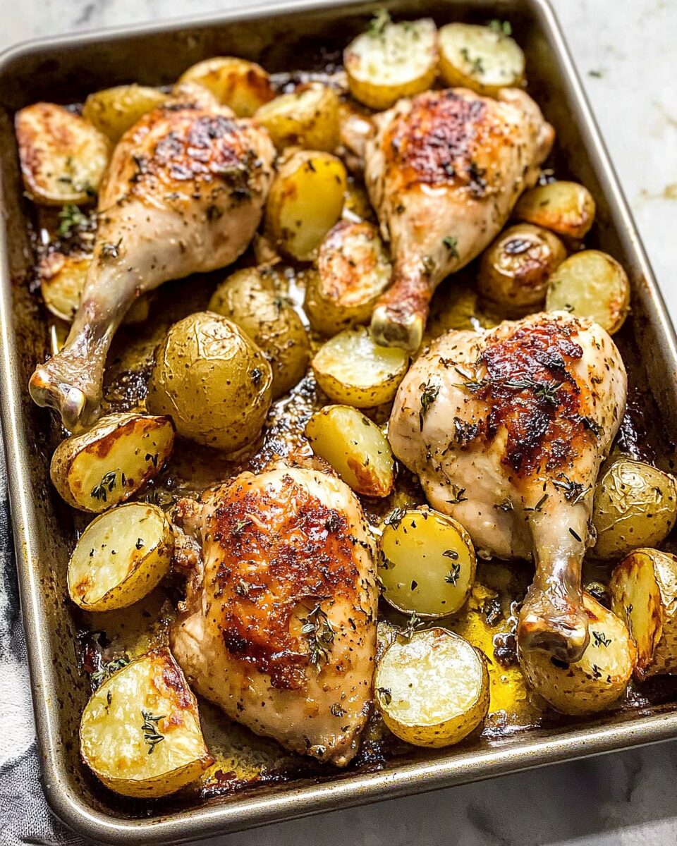Baked Chicken Leg Quarters