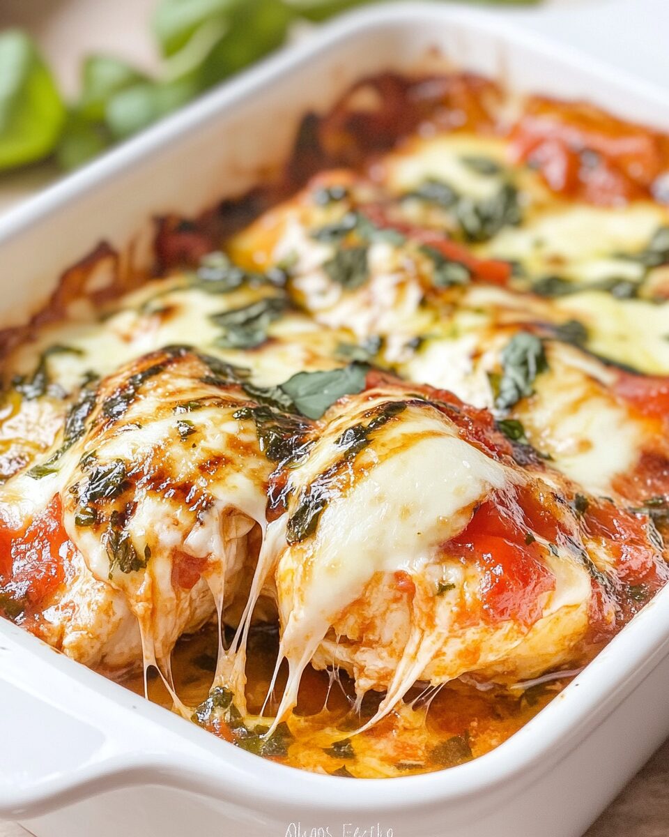Bruschetta Chicken Bake
