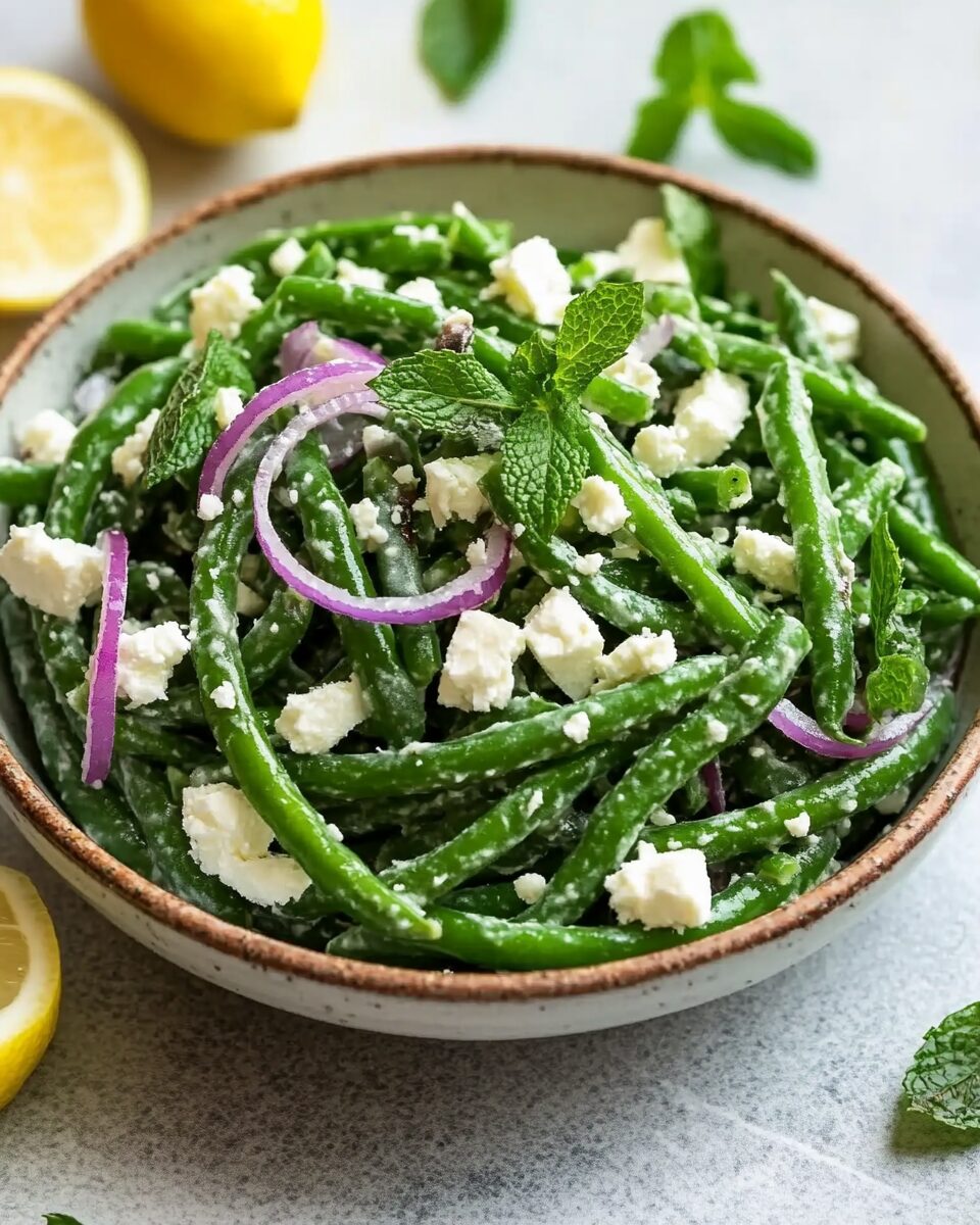 Corsican Green Bean and Mint Salad