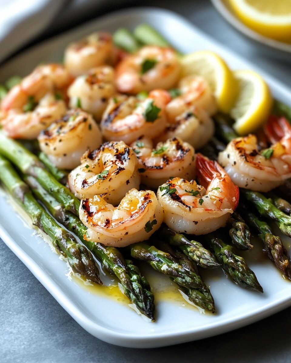 Grilled Shrimp & Asparagus