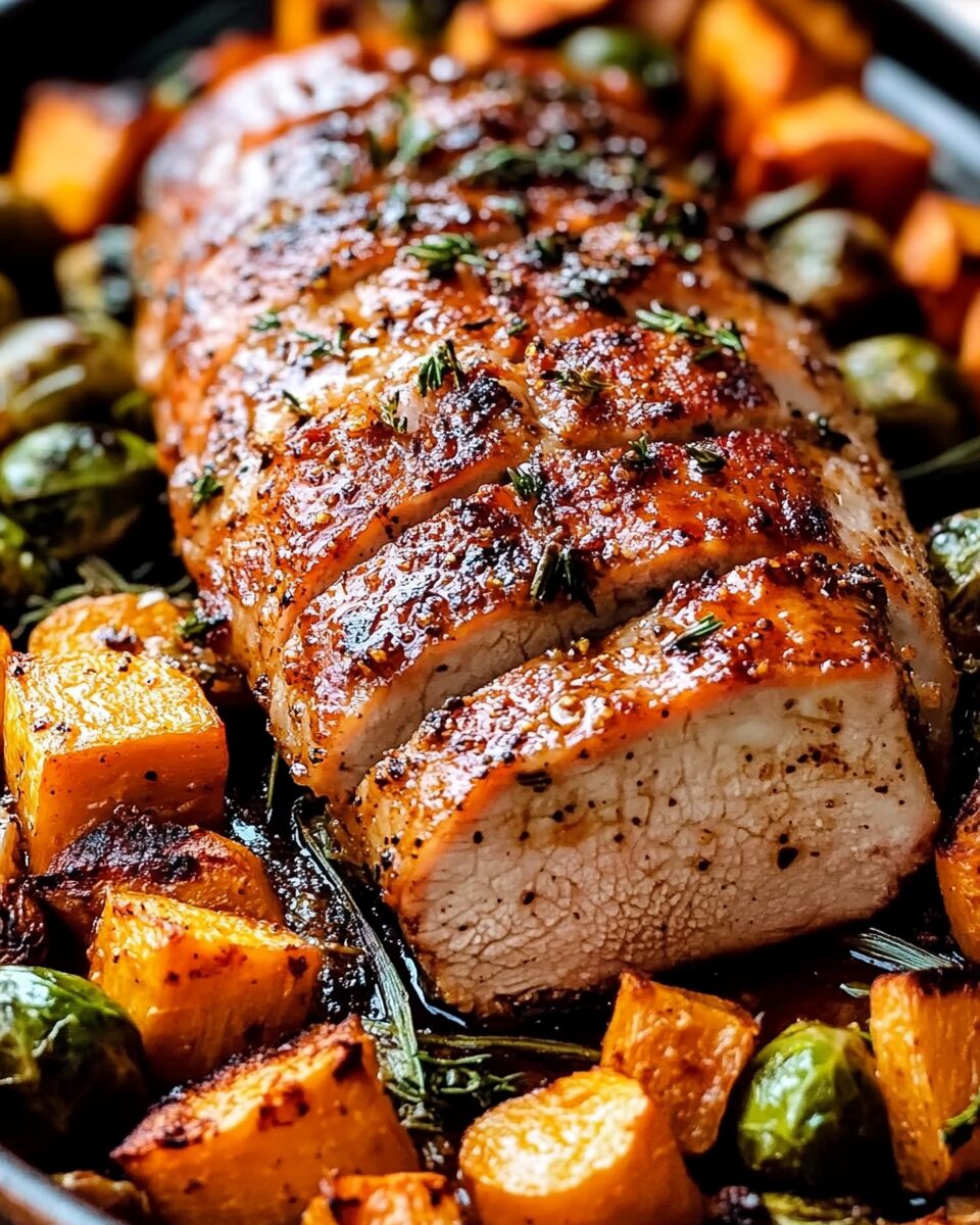 Honey Garlic Roasted Pork Loin