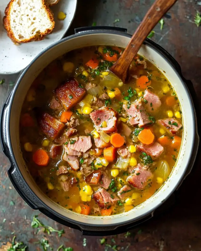 Instant Pot Leftover Hambone Soup
