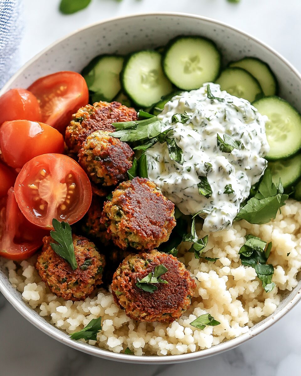 Loaded Mediterranean Falafel Bowl