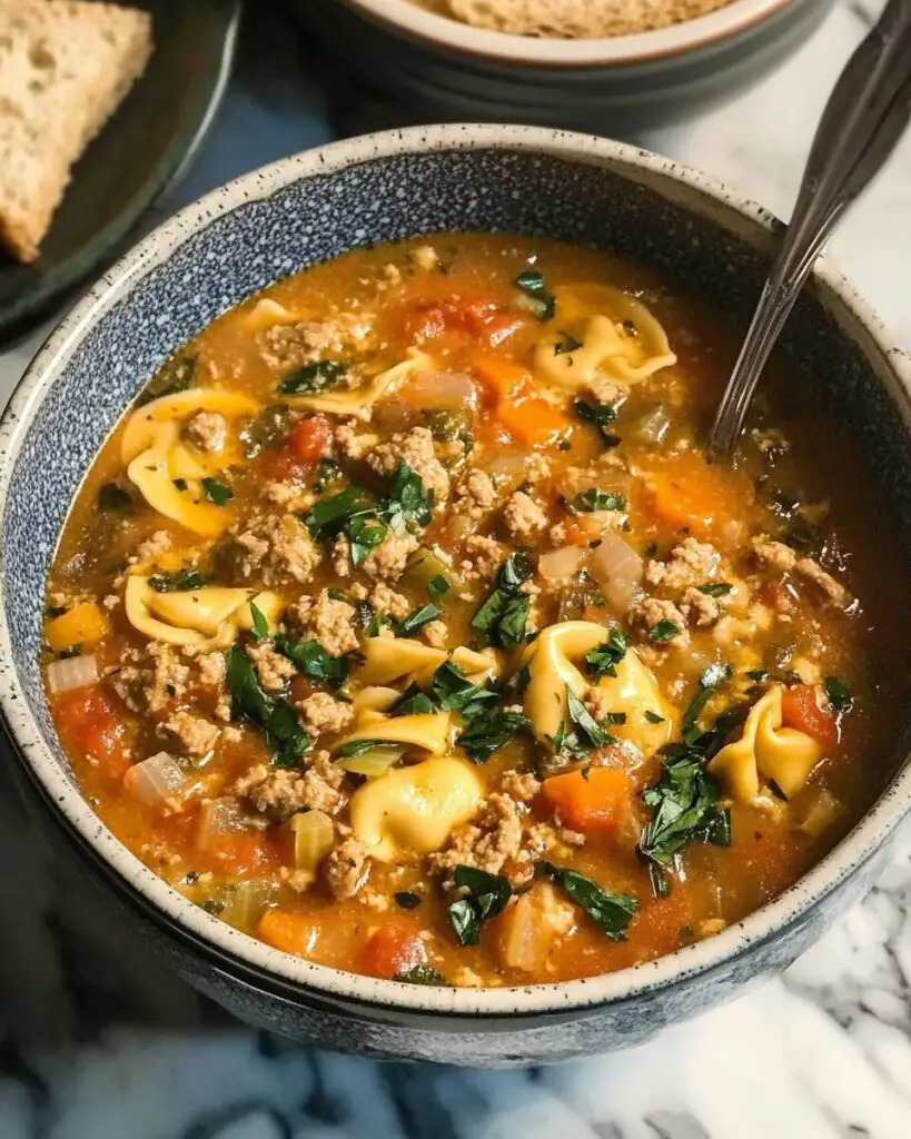 Sausage Tortellini Soup
