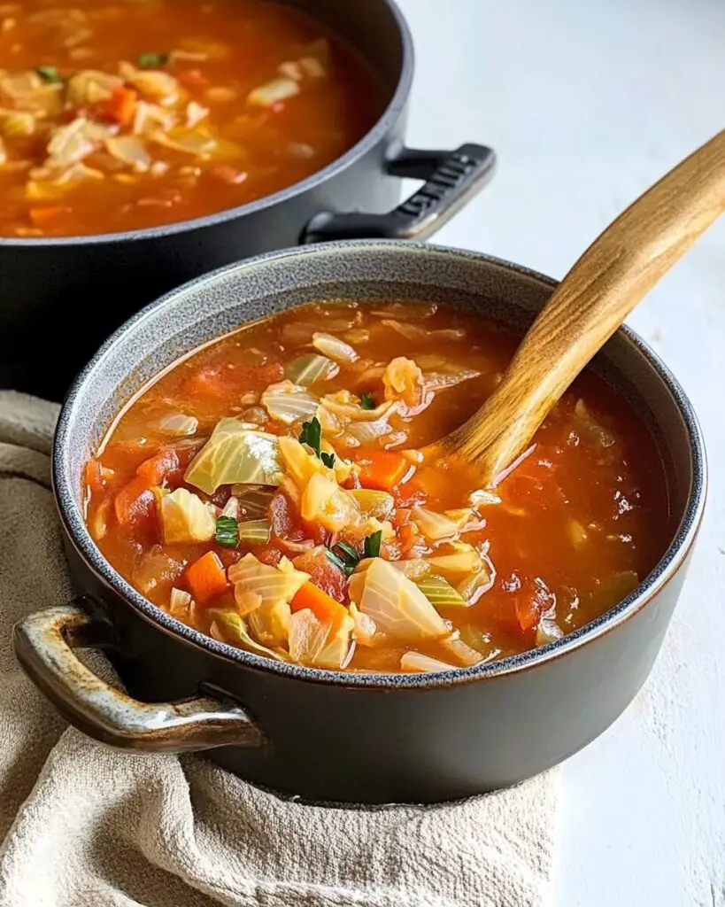 Sweet and Sour Cabbage Soup