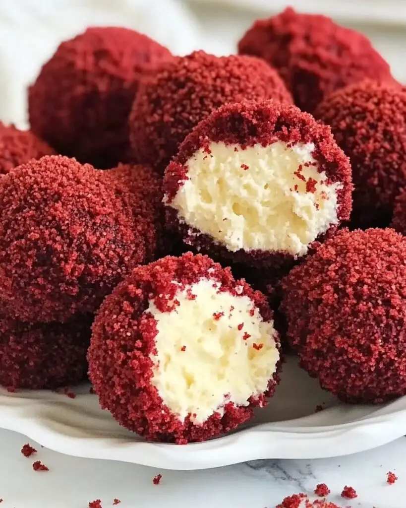 Red Velvet Cheesecake Bites