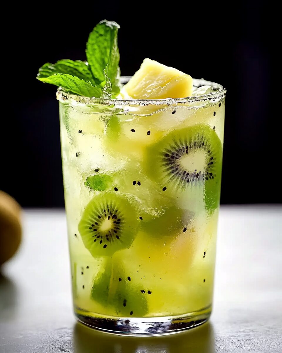 Pineapple Kiwi Mojito