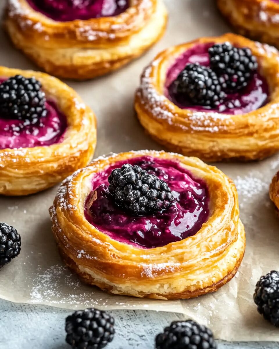 Blackberry Cream Cheese Danish