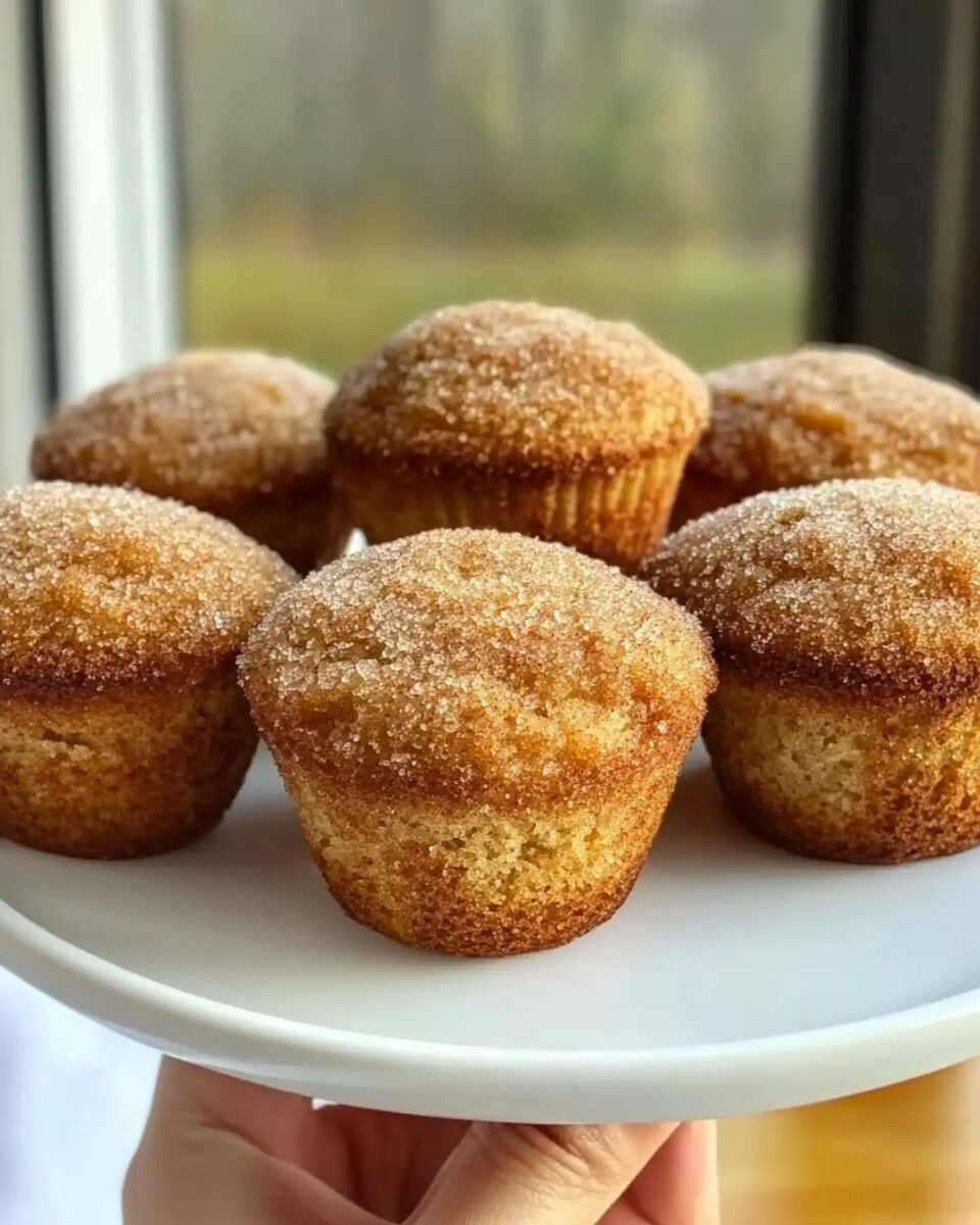 Keto Cinnamon Sugar Donut Muffins