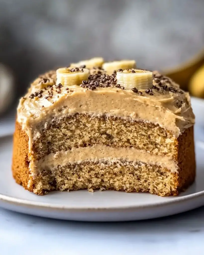 Banana Cake with Coffee Cream Cheese Frosting