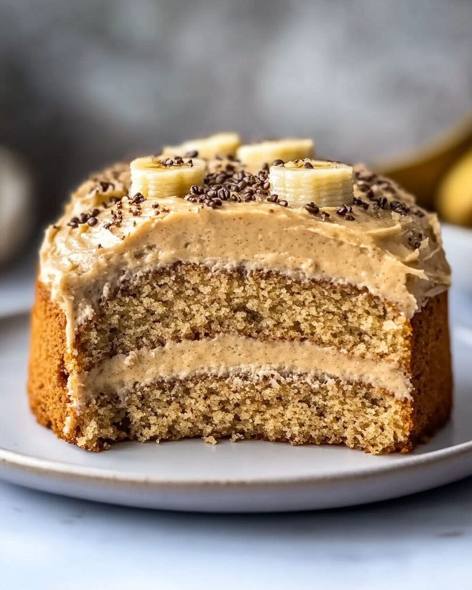 Banana Cake with Coffee Cream Cheese Frosting