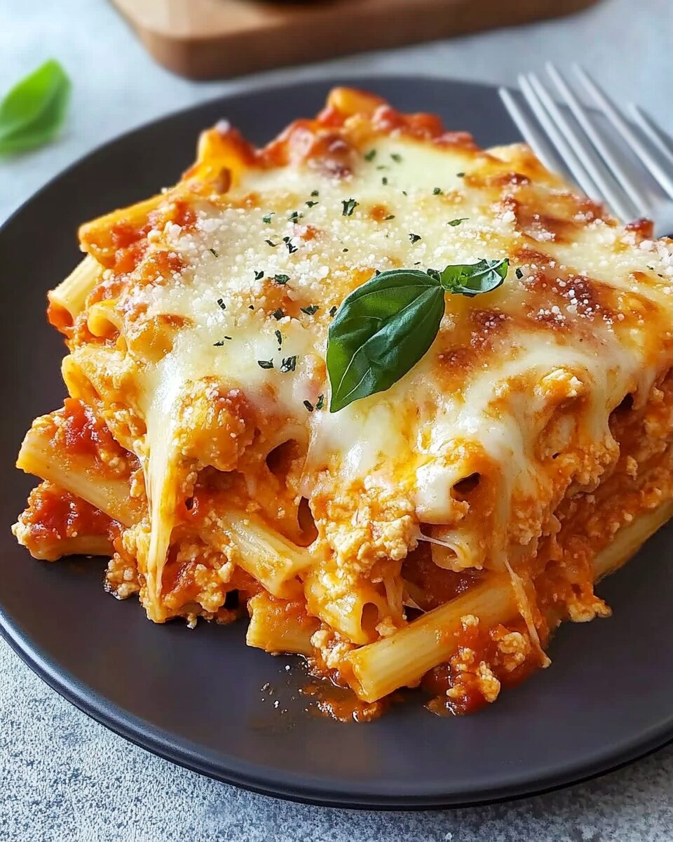Easy Baked Ziti Without Ricotta
