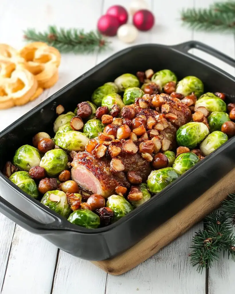 Sprouts with Pancetta and Chestnuts