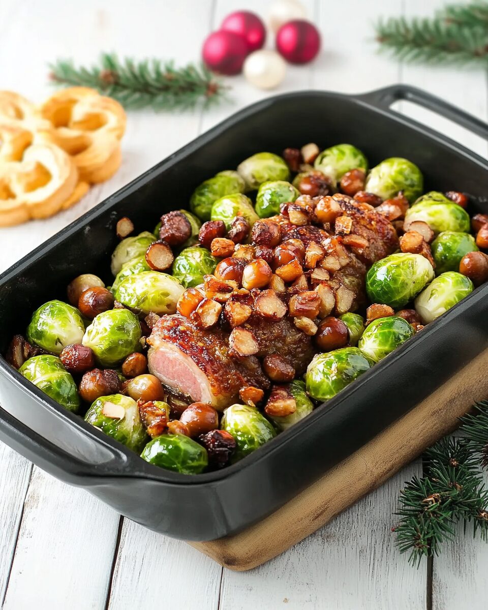 Sprouts with Pancetta and Chestnuts