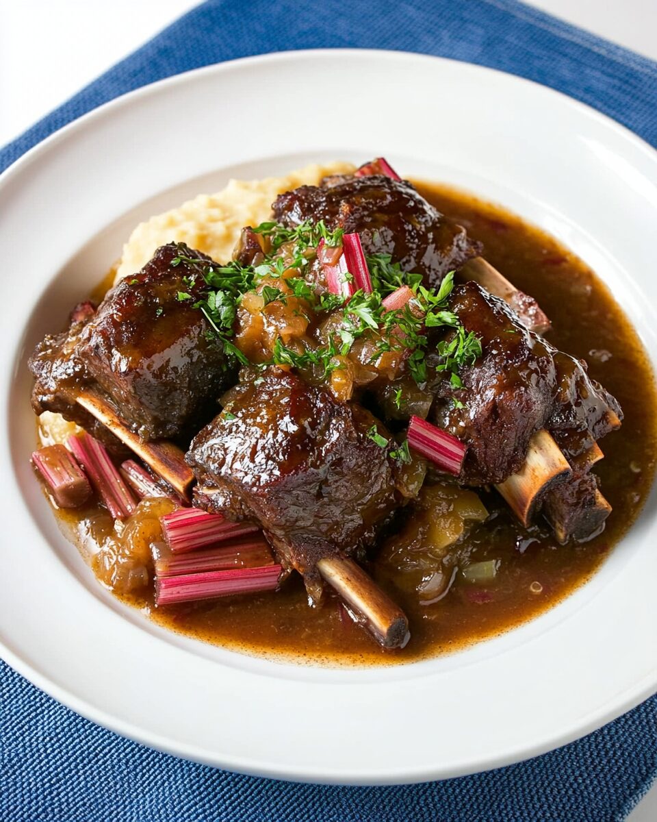 Rhubarb Short Ribs