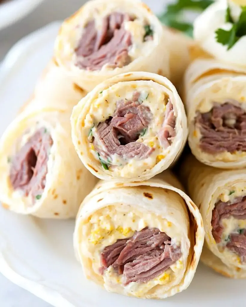 Roast Beef Tortilla Roll Ups